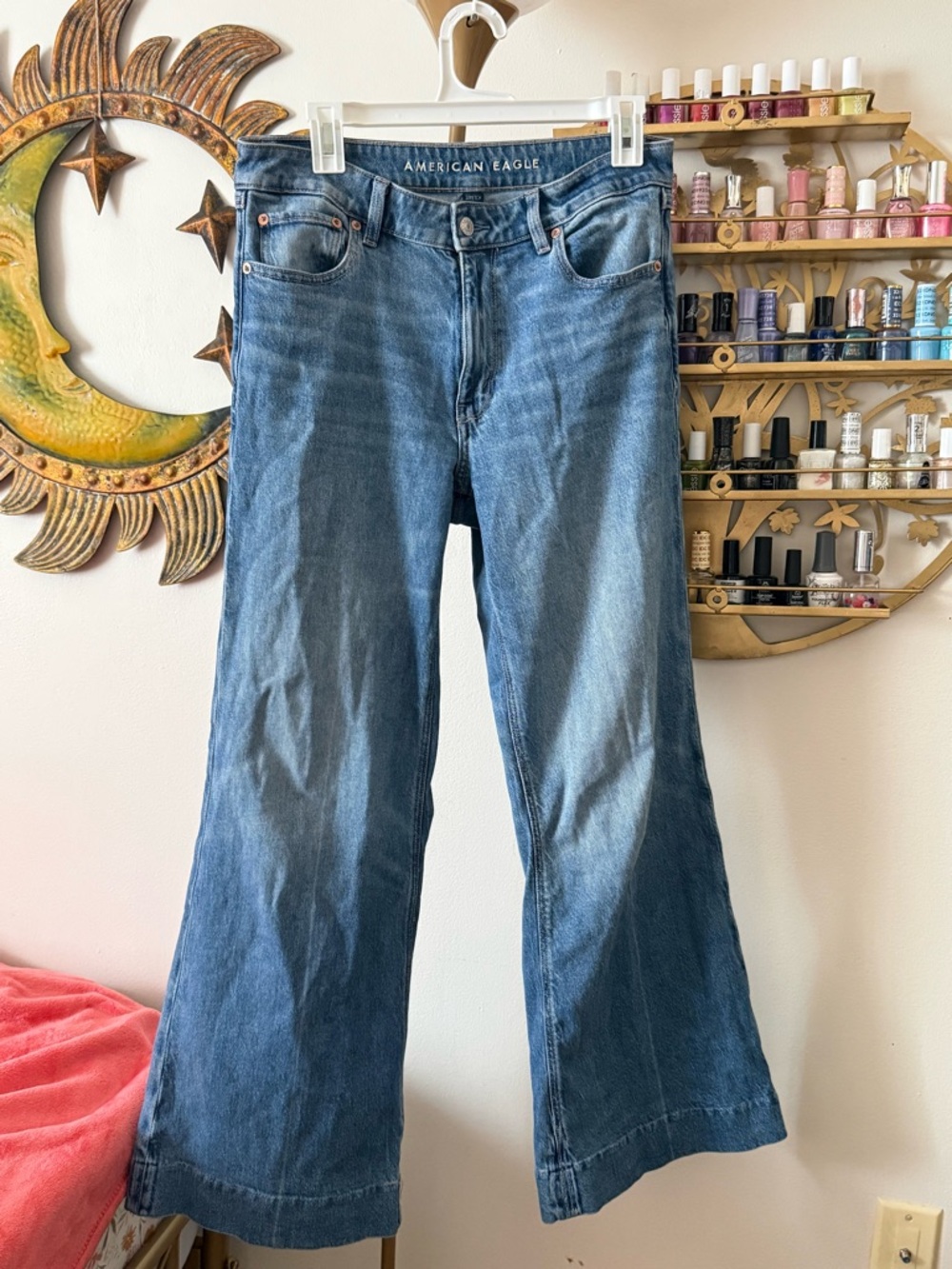 AE Wide Leg Flare Jeans